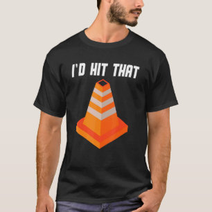 Pretendeer dat ik een verkeerscone ben die ik zou t-shirt