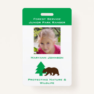 Prétendre Badge de Ranger Park pour les enfants Pe