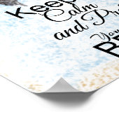 Prétendre être à la plage | Poster dauphin (Coin)