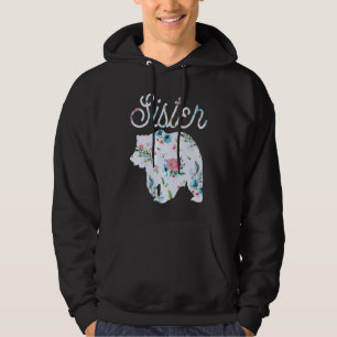 Pretentieloze bloemisterij zus Beer kleding Grote Hoodie
