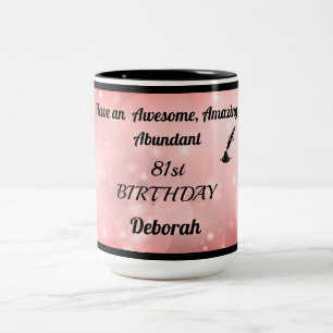 Pretentieloze glanzende gepersonaliseerde mok voor