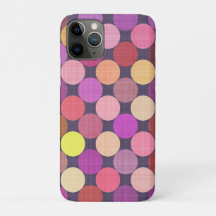 Pretentieloze Kleurrijke Huidige Stippen Kunstpatr iPhone 11 Pro Hoesje