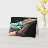 Prêter Une Carte De Voeux Alligator Main (Fleur jaune)