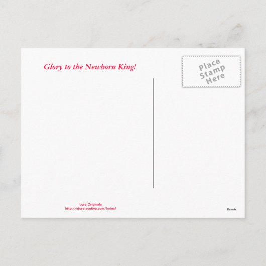 Prêtez l'oreille la carte postale de Noël d'anges (Dos)