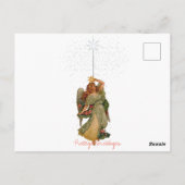 PretKersttige dag  Angel Stars Night Briefkaart (Achterkant)