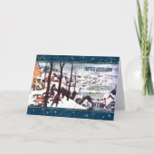 PretKersttige dag kerstKaart in het Nederlands Feestdagen Kaart (Voorkant)