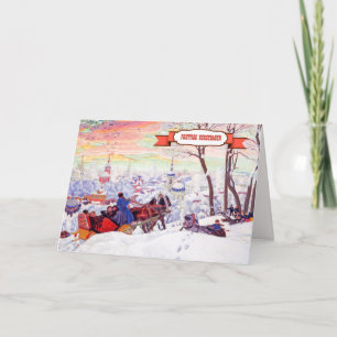 PretKersttige dag kerstKaarten in het Nederlands Feestdagen Kaart