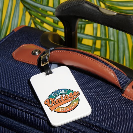 Pretoria Zuid-afrika  logo Bagagelabel (Voorkant Insitu 1)