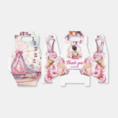 Pretpark Afrikaans Amerikaans plezier en kleurrijk Bedankdoosjes (Uitgevouwen)