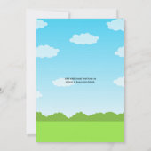 Pretpark Funfair Childs Verjaardagsfeest Kaart (Achterkant)