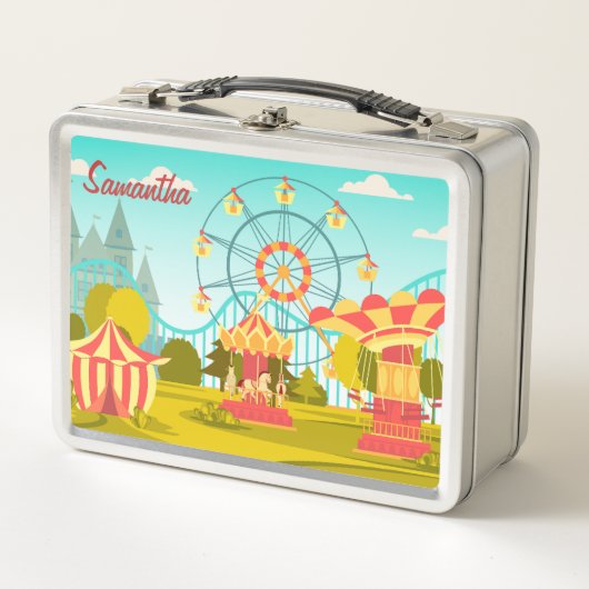 Pretpark Gepersonaliseerd lunchbox van Kind (Voorkant)