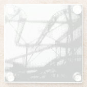 pretpark glass onderzetter (Achterkant)