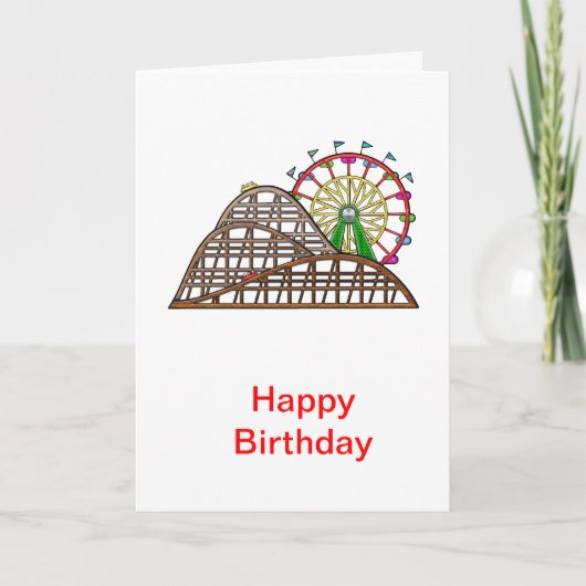 Pretpark Kaart (Voorkant)