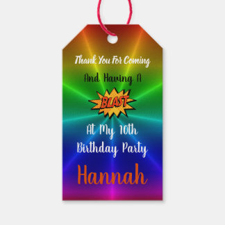 Pretpark Matching Gift Label Cadeaulabel