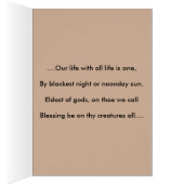 Prêtre du bois sauvage à la Pierre debout (Intérieur (Droit))