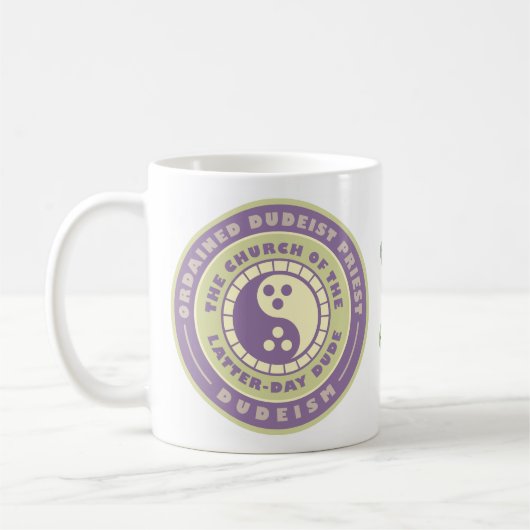 Prêtre Dudéiste / Mug Dudefendre (Gauche)