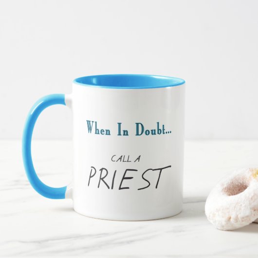 Prêtre Mug (Avec donut)