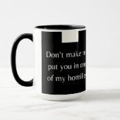 Prêtre ou diacre Homily Mug (Gauche)
