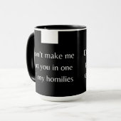 Prêtre ou diacre Homily Mug (Devant gauche)