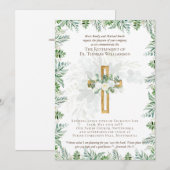 Prêtre Pasteur Diacre Ministre Invitations de retr (Devant / Derrière)