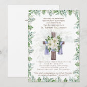 Prêtre Pasteur Diacre Ministre Invitations de retr (Devant / Derrière)