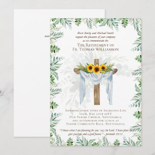 Prêtre Pasteur Diacre Ministre Invitations de retr