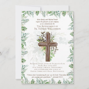 Prêtre Pasteur Diacre Ministre Invitations de retr