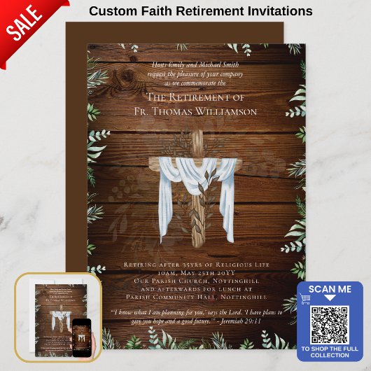 Prêtre Pasteur Diacre Ministre Invitations de retr