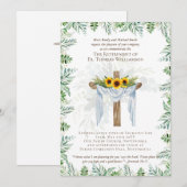 Prêtre Pasteur Diacre Ministre Invitations de retr (Devant / Derrière)