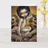 "Prêtresse carte de voeux de Nyarlathotep" (Fleur jaune)