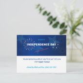 Prettig 4 juli Amerikaanse Onafhankelijkheidsdag U Briefkaart (Staand voorkant)