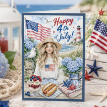 Prettig 4 juli Amerikaanse Vlag Onafhankelijkheids