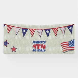 Prettig 4 juli Amerika's Verjaardag Spandoek