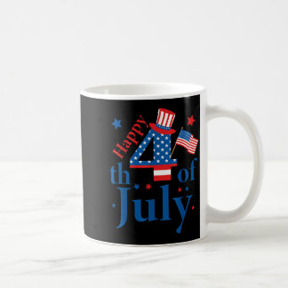 Prettig 4 juli Onafhankelijkheidsdag Patriottisch Koffiemok