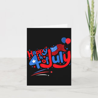 Prettig 4 juli onafhankelijkheidsdag usa 4 juli kaart