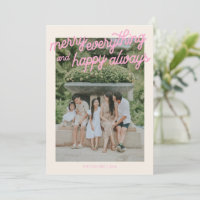 Prettig Alles Gelukkig Altijd Roze Familie Foto
