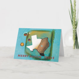 Prettig Austin Texas!  Feestdagen Kaart