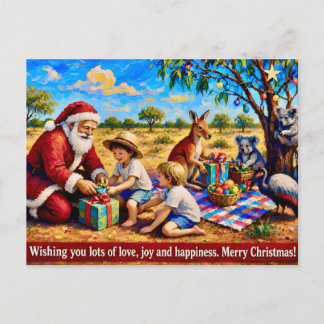 ~ PRETTIG AUSTRALISCH Kerstbericht ~ Feestdagenkaart