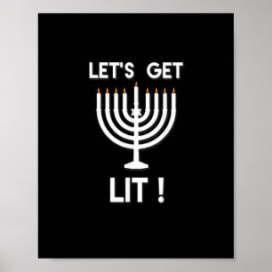 Prettig Chanoeka Het Is Het Seizoen Om Poster