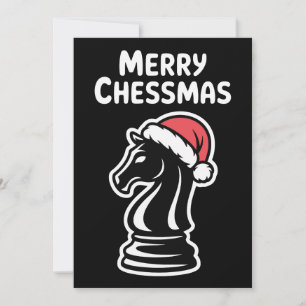 Prettig Chessmas Kerstmis Schaken Xmas Kerstman Ho Feestdagenkaart
