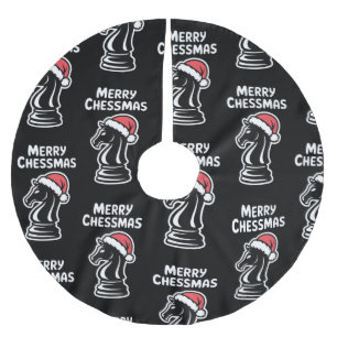 Prettig Chessmas Kerstmis Schaken Xmas Kerstman Ho Kerstboom Rok