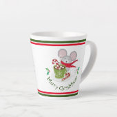 Prettig ChrisMouse, vakantiemuis Latte Mok (Rechterhoek)