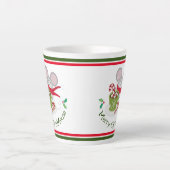 Prettig ChrisMouse, vakantiemuis Latte Mok (Voorkant)