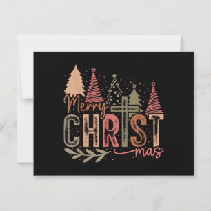 Prettig Christ Mas Kerstmis Christelijk Geloof Jez Feestdagenkaart
