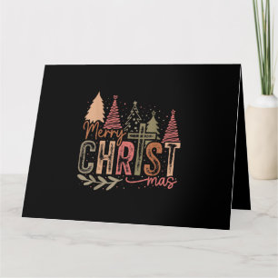 Prettig Christ Mas Kerstmis Christelijk Geloof Jez Kaart