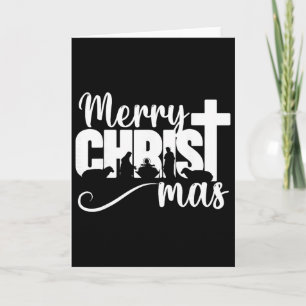 Prettig Christ Mas Kerstmis Jezus Kerstmis Kaart