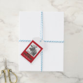 Prettig Christmoose Cadeaulabel (Met Touw)