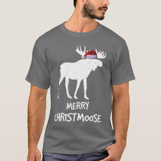 Prettig Christmoose Ik Hou Van Eland Cadeaus Voor T-shirt