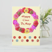 Prettig Cinco De Mayo Kaart (Staand voorkant)