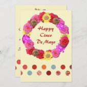 Prettig Cinco De Mayo Kaart (Voorkant / Achterkant)